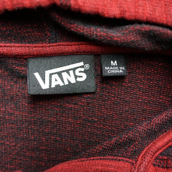 Men's Red Vans Hoodie Shirt, Size Medium - Picture 4 of 9